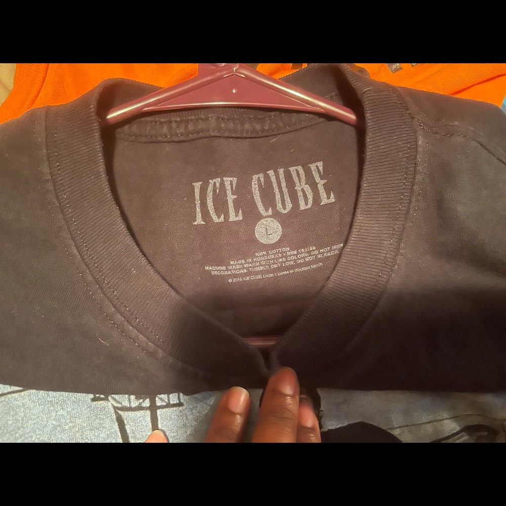 Black Ice cube crop top